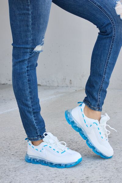 Lace-Up Air-Cushioned Athletic Shoes