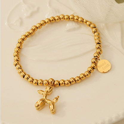 Puppy Shape Charm Bracelet