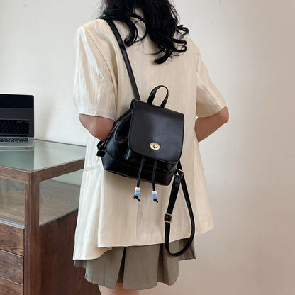 PU Leather Backpack Bag