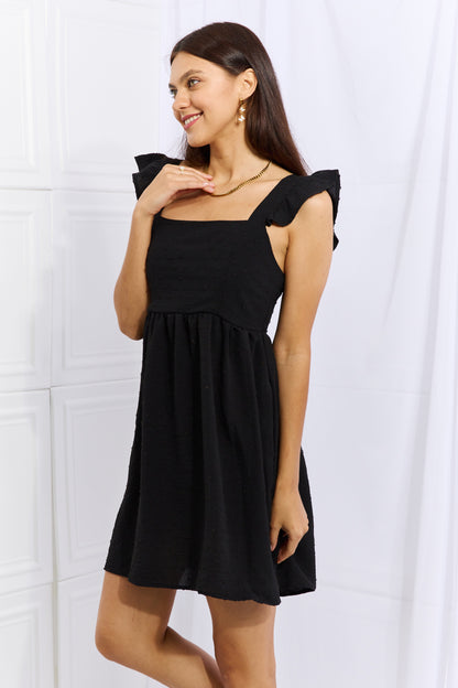 Culture Code Full Size Empire Line Ruffle Sleeve Dress