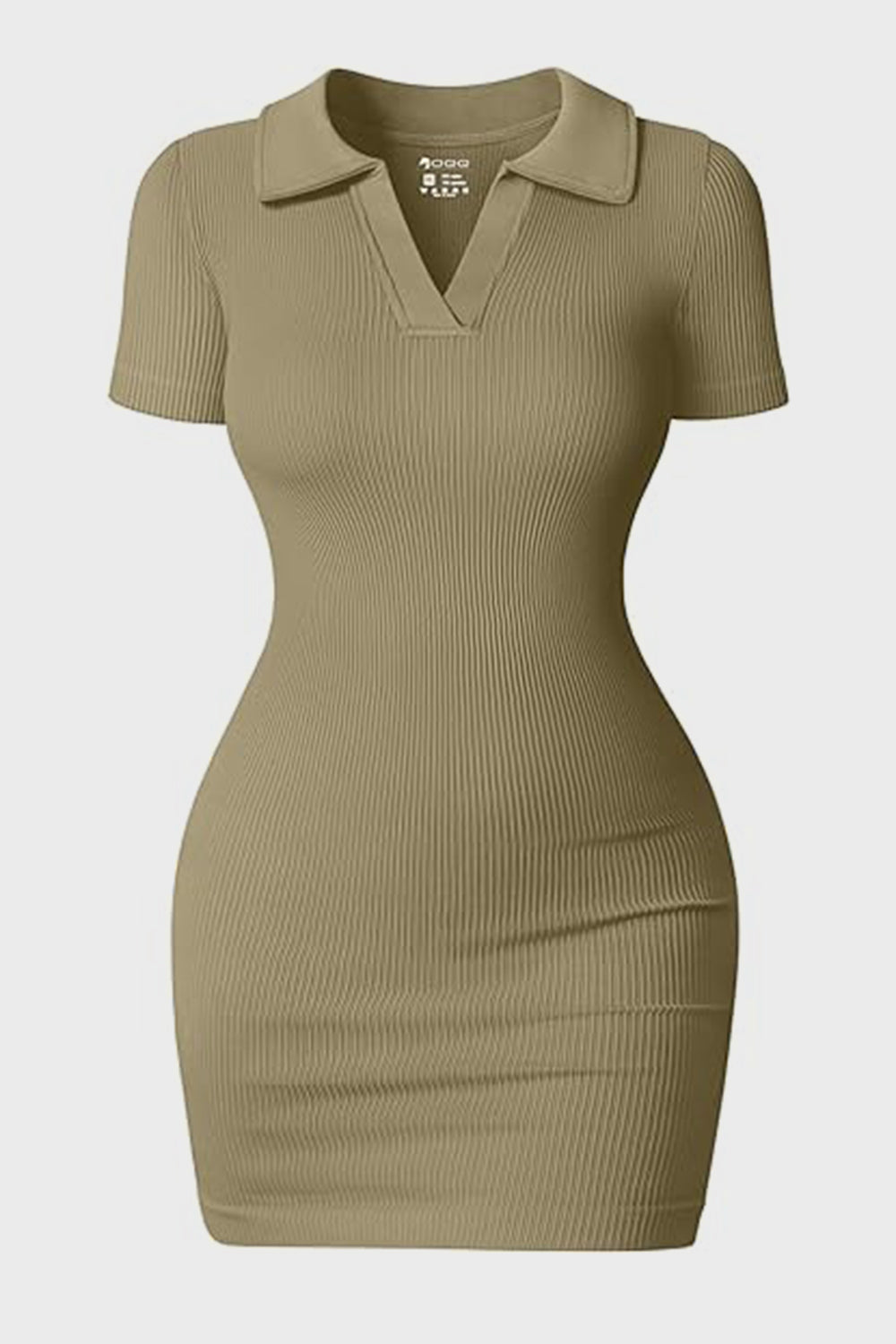 Collared Short Sleeve Active Dress