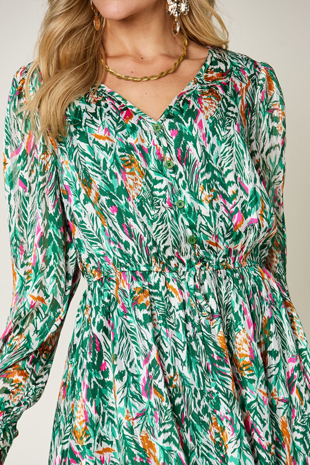 Double Take Long Sleeve Dress