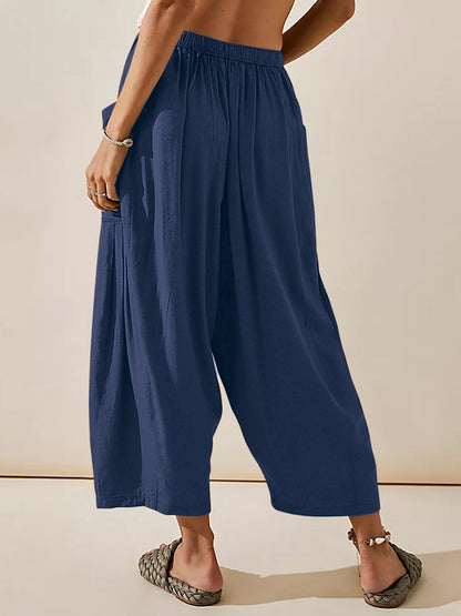 Wide Leg Pants with Pockets