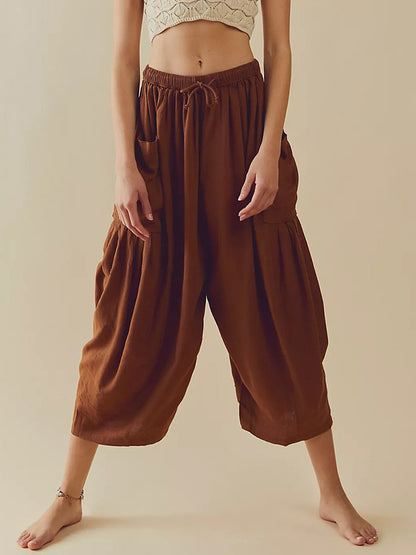 Wide Leg Pants with Pockets