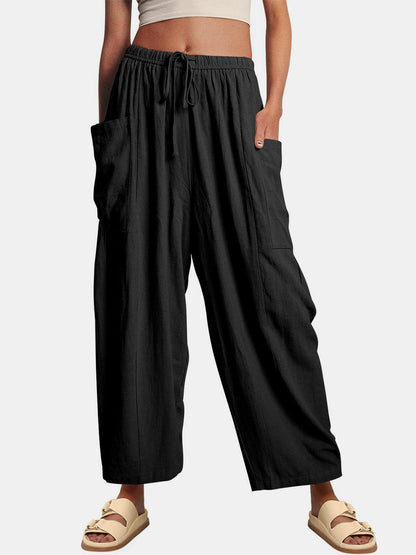 Wide Leg Pants with Pockets