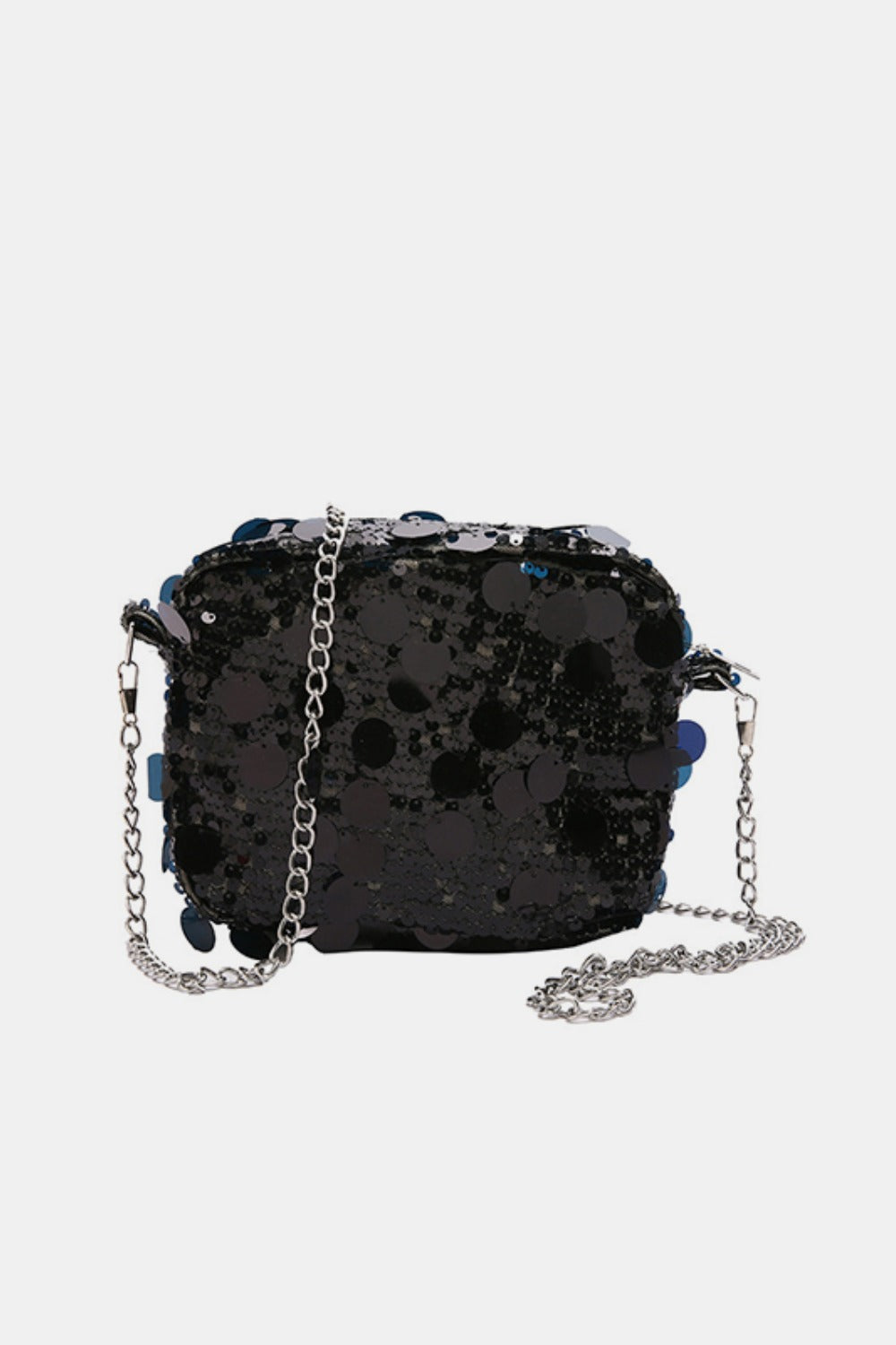 Sequin Chain Shoulder Bag