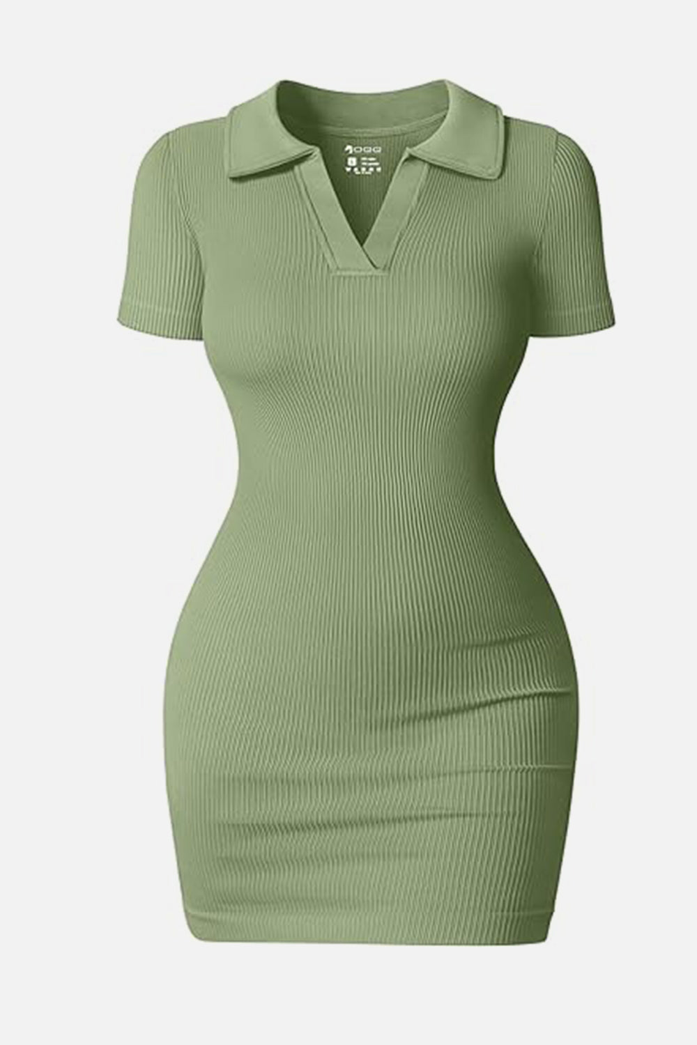 Collared Short Sleeve Active Dress