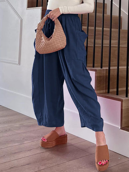 Wide Leg Pants with Pockets