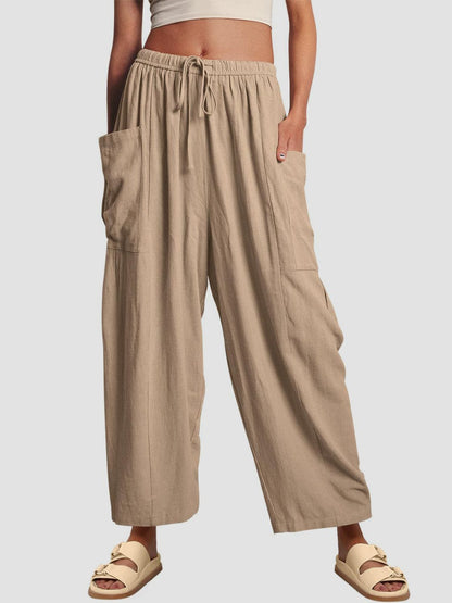 Wide Leg Pants with Pockets