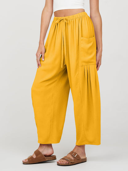 Wide Leg Pants with Pockets