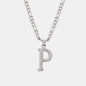 Titanium Steel Letter Pendant Necklace