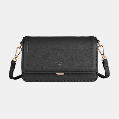 David Jones PU Leather Crossbody Bag