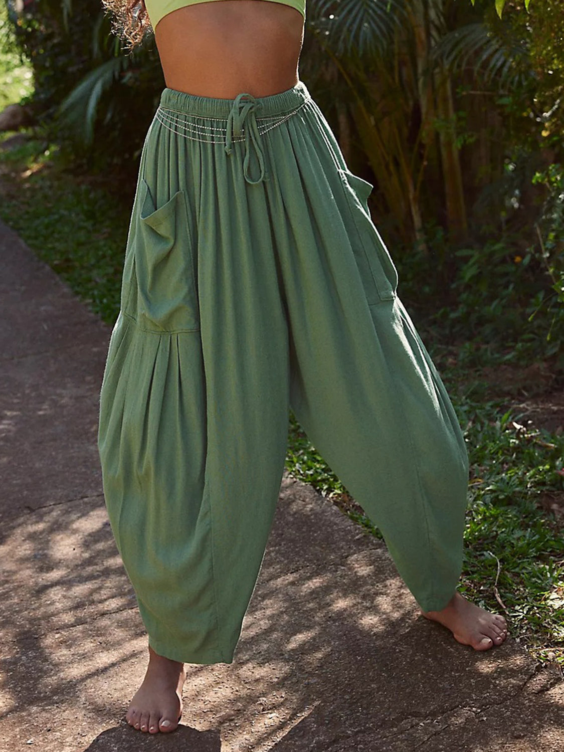 Wide Leg Pants with Pockets