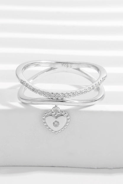 Heart Charm Ring