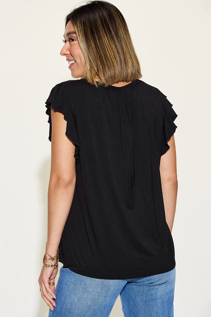 Basic Bae Ruffled T-Shirt