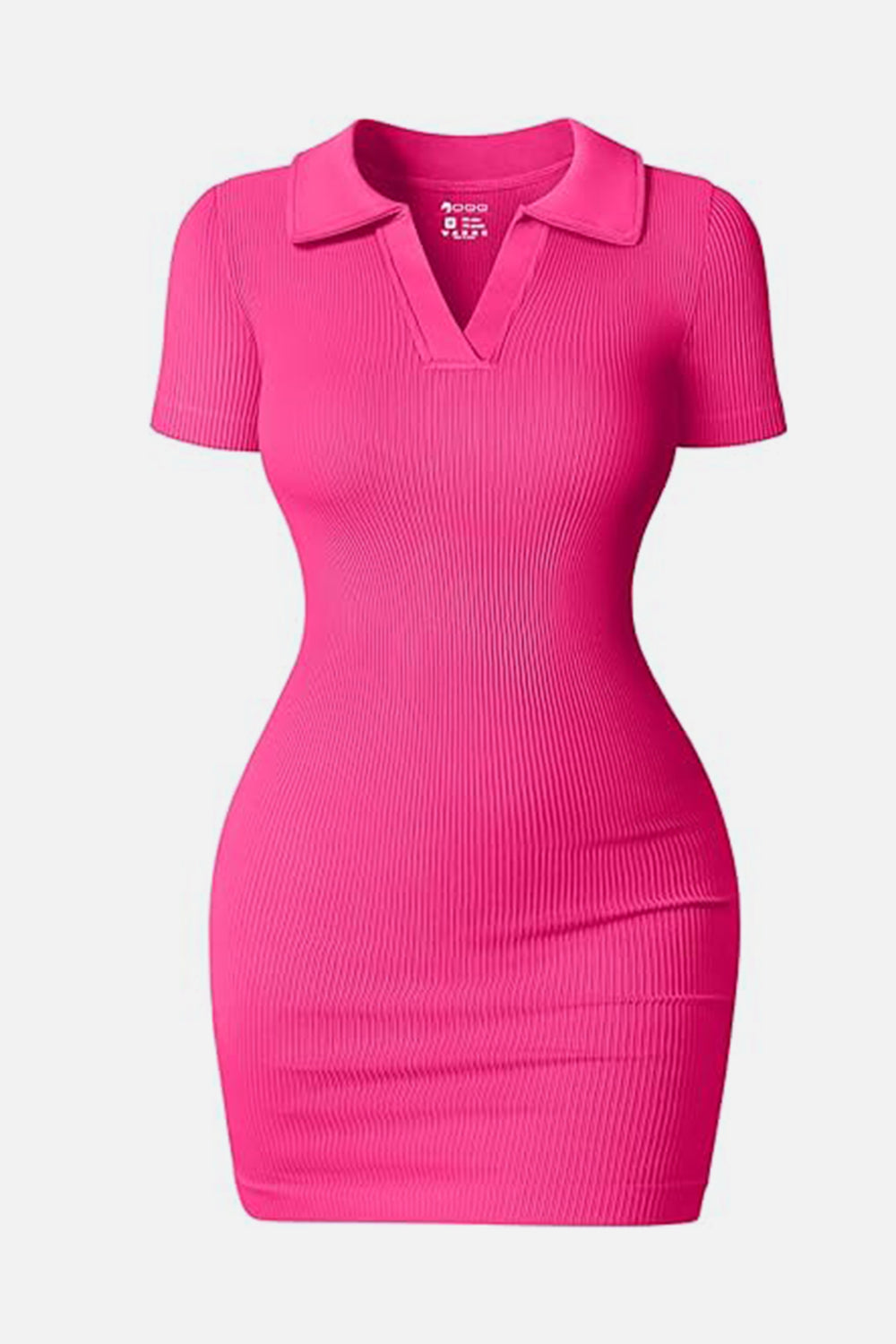 Collared Short Sleeve Active Dress