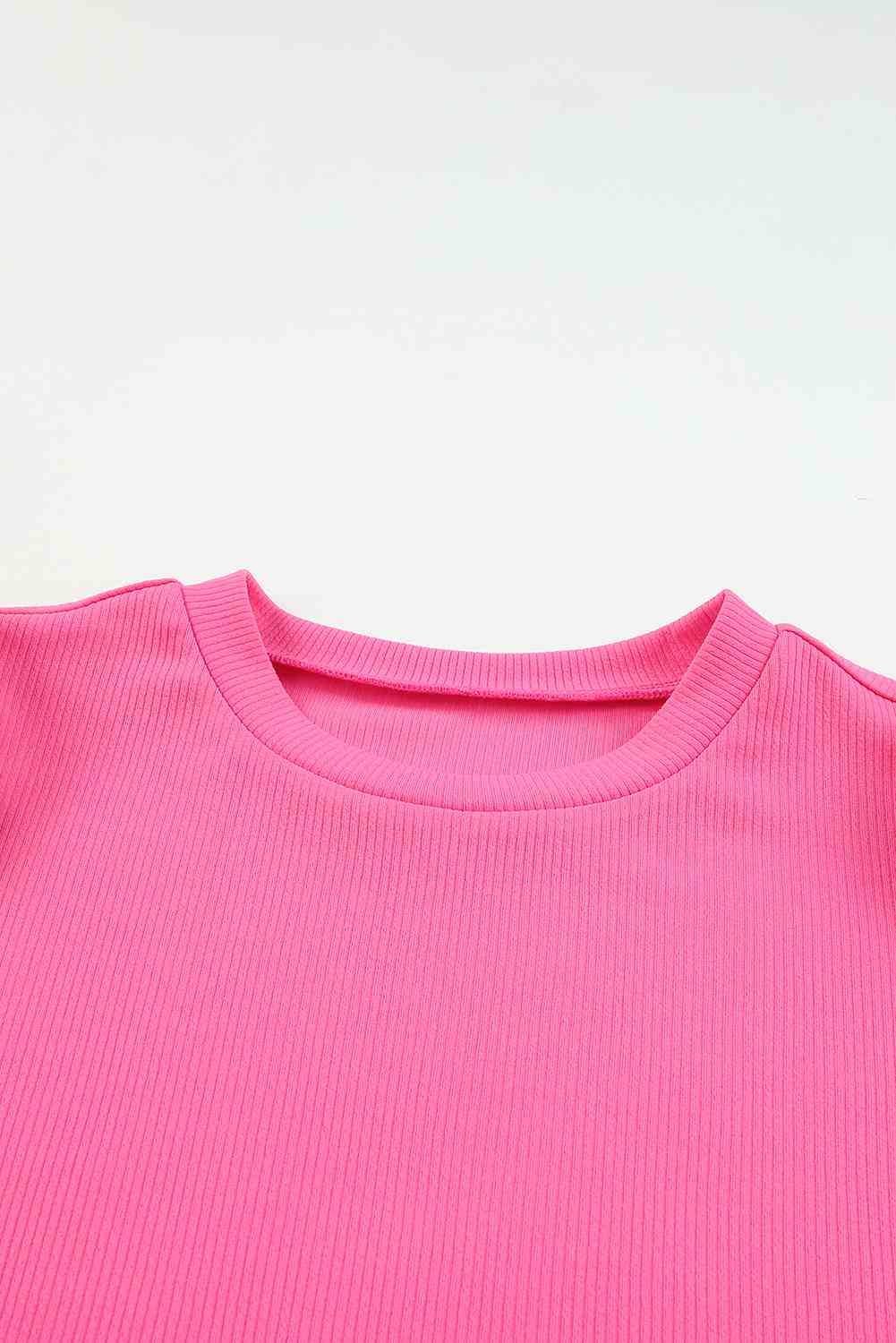 Round Neck Puff Sleeve Top