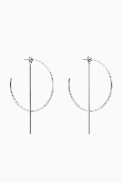 C-Hoop Stainless Steel Earrings