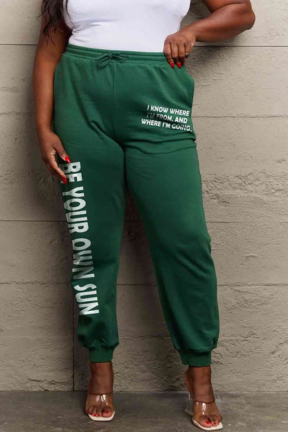 BE YOUR OWN SUN Graphic Sweatpants