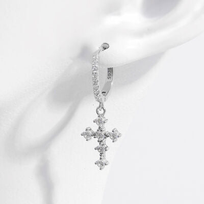 Cross Dangle Earrings