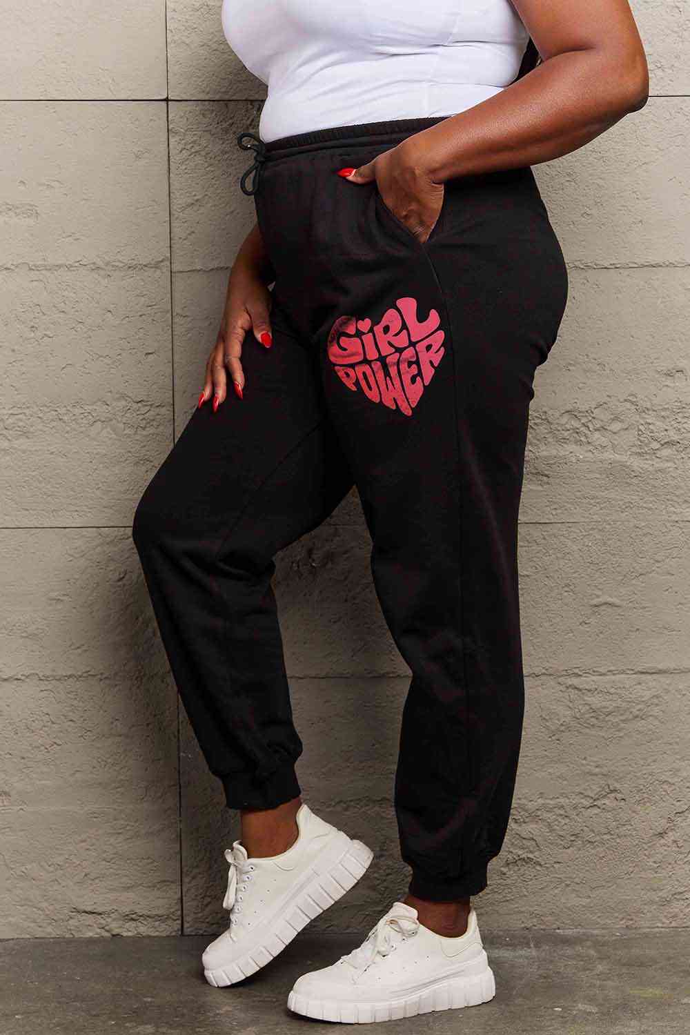 Girl Power Graphic Sweatpants