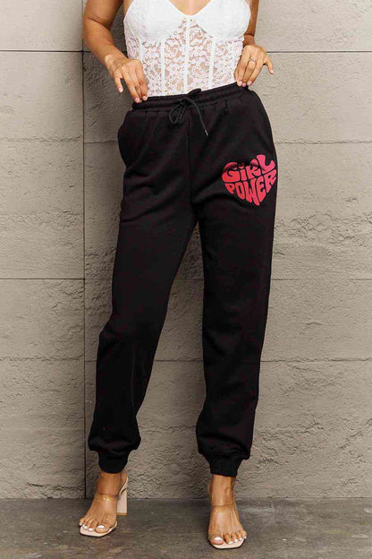 Girl Power Graphic Sweatpants