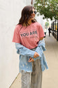 YOU ARE ENOUGH Short Sleeve T-Shirt