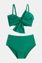 Twisted Spaghetti Strap Two-Piece Swim Set