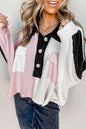 Don’t Count On It Multicolor Button-Down Long Sleeve Blouse