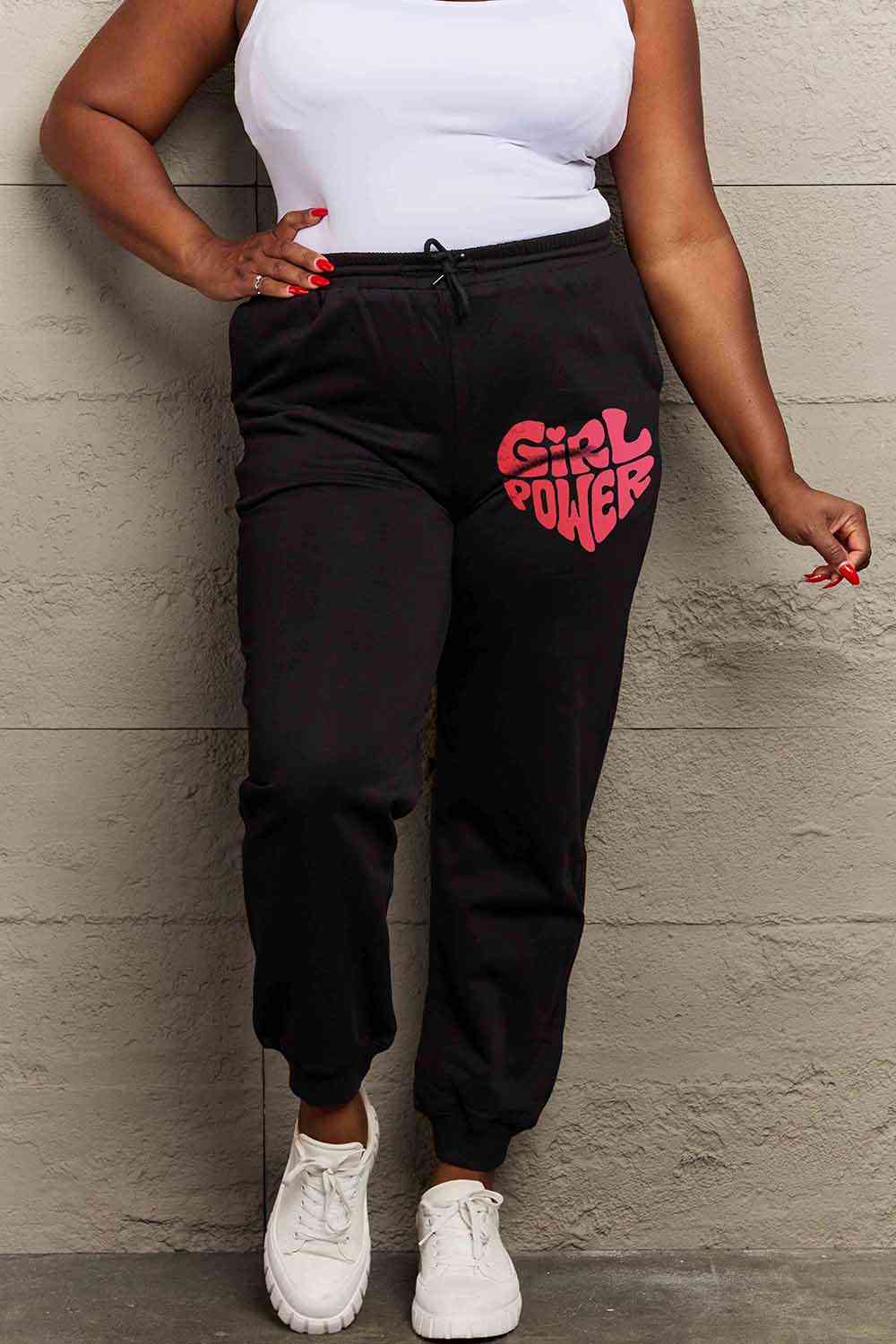 Girl Power Graphic Sweatpants