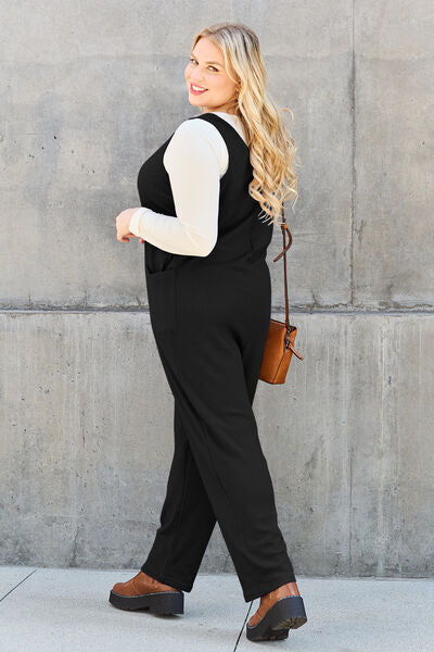 Sleeveless Straight Jumpsuit