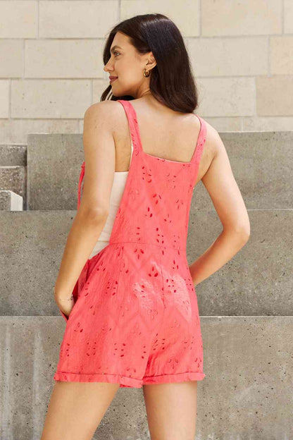 Playful Mindset Crochet Romper