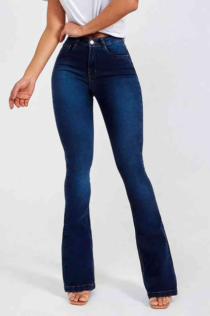 Buttoned Long Jeans