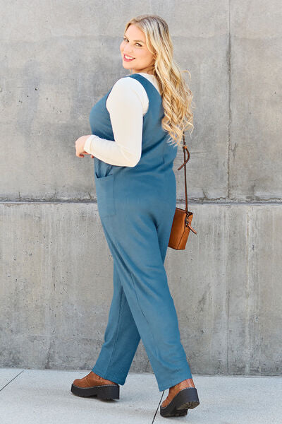 Sleeveless Straight Jumpsuit