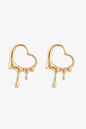 Heart Zinc Alloy Earrings