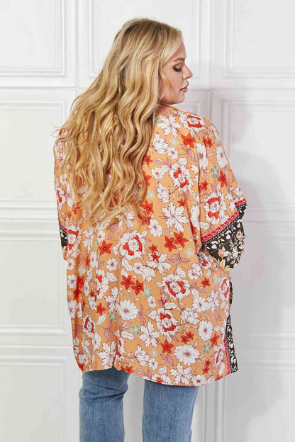 Peachy Keen Cover-Up  Kimono