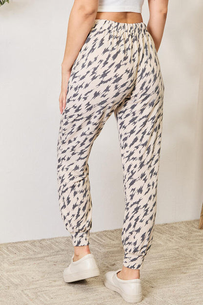 Printed Drawstring Pants